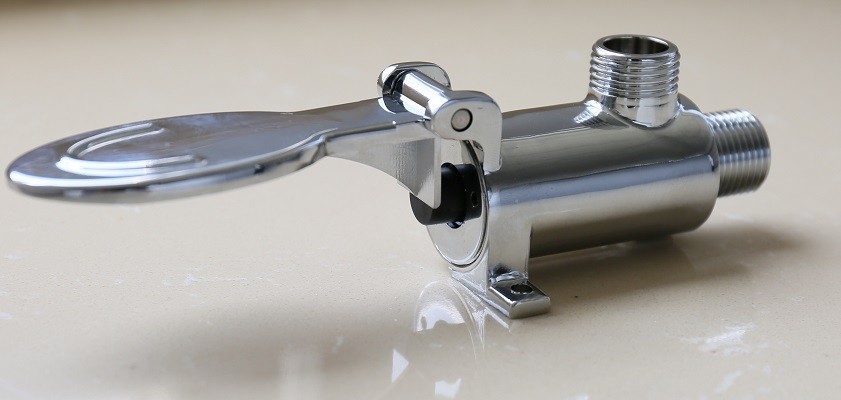 Small Foot Operated Pedal Faucet Valve hands-free