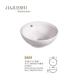 Easy Clean Counter Top Sink For Bathroom Chaozhou Ceramic Wash Basin Round Shape Above Cou