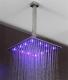 LED shower head rain showr stainless steel