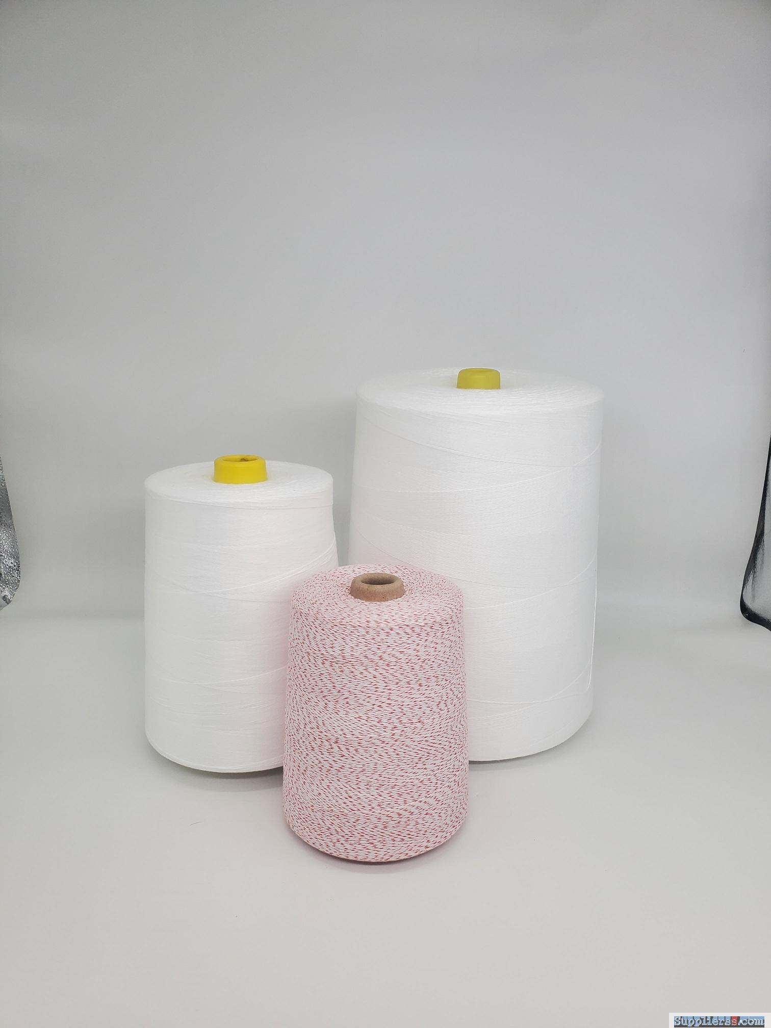 polyester/polypropylene bag closing thread