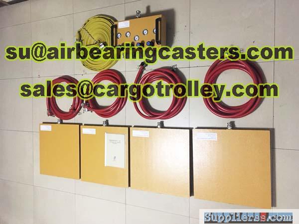 Air caster rigging systems description