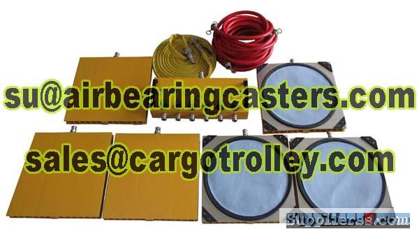 Air bearing casters with better quality with Finer brand