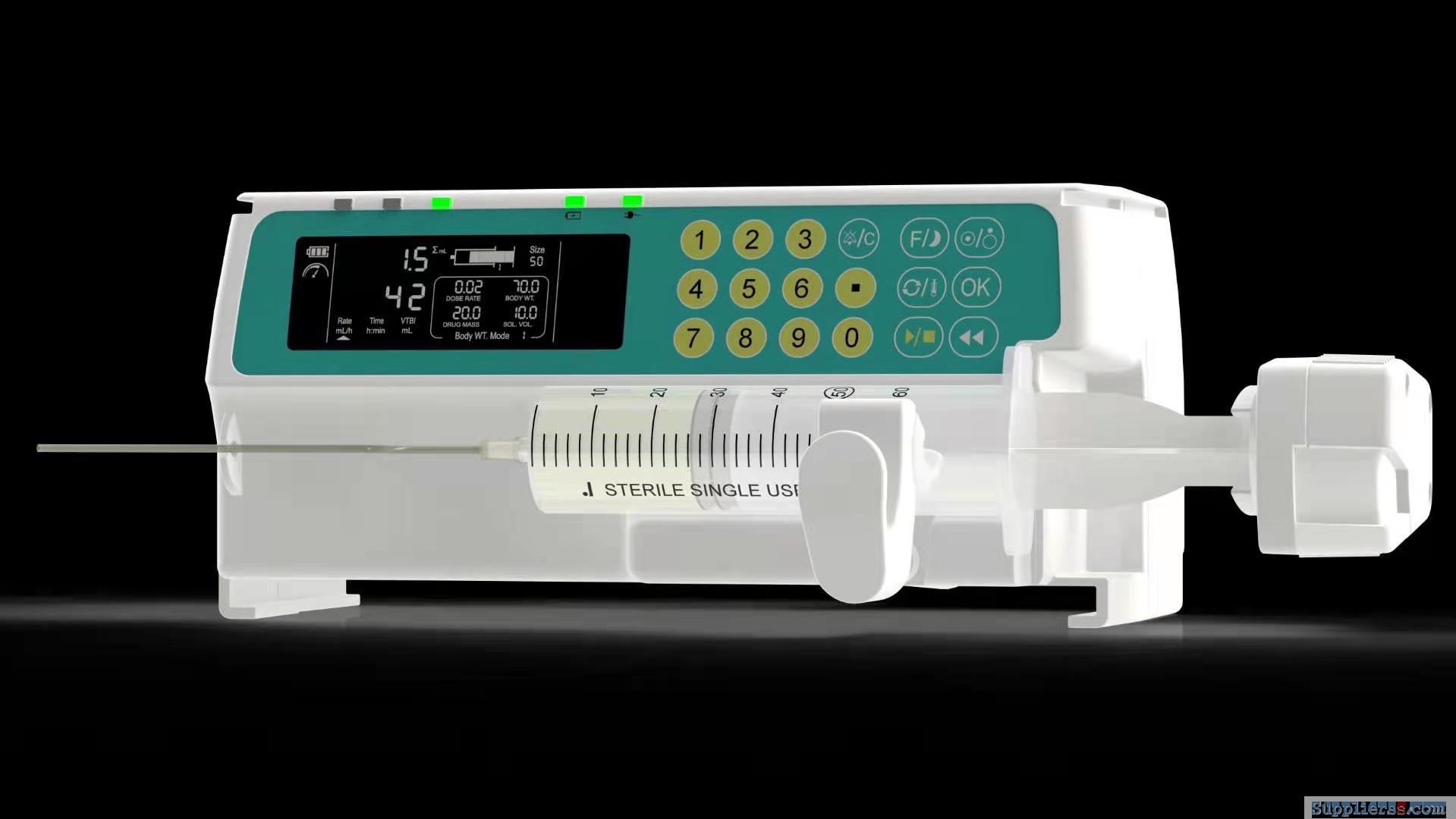 Hospital Medical Syringe Pump High Pressure for Ambulatory ICU IV Infusion Pump Smart