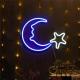 Moon Star LED Neon Sign75