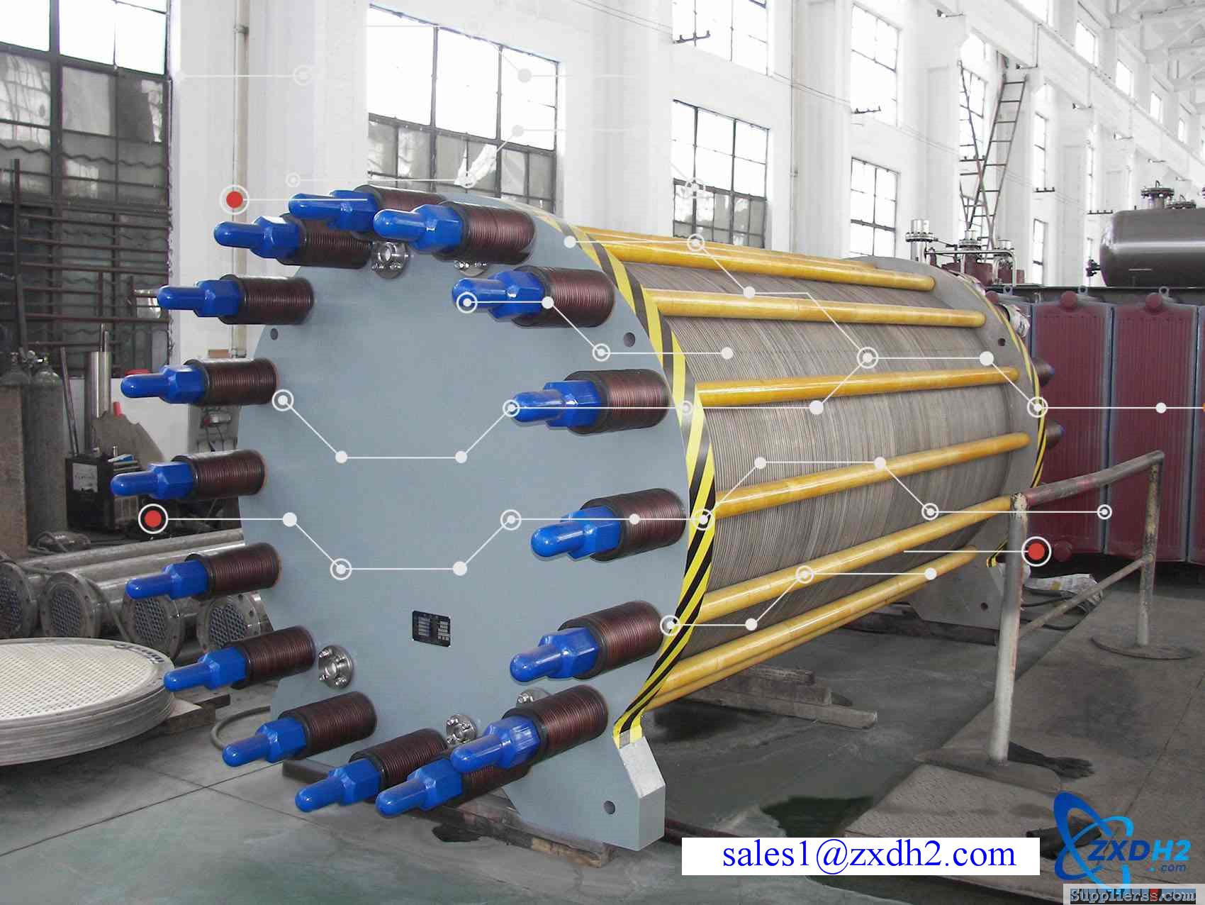 Large scale hydrogen generator / alkaline water electrolysis equipment