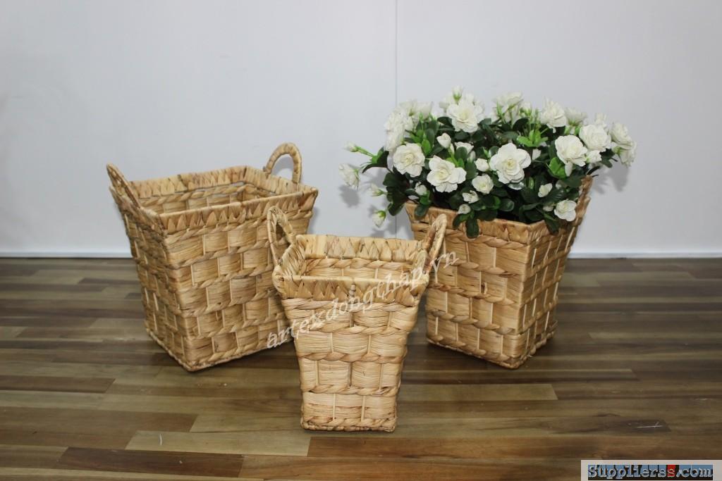 Water hyacinth storage basket, wicker basket-SD4117A-3NA