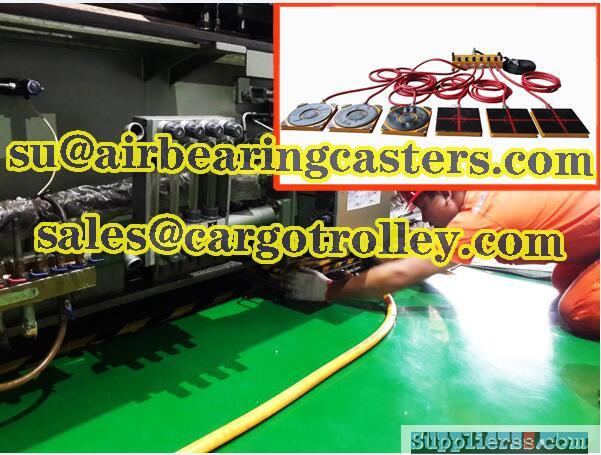 Air bearing castersis one kind of heavy load handling moving systems