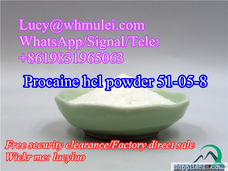 High Quality Procaine hcl Powder CAS 51-05-8 USP BP Safe Delivery to Europe and Spain