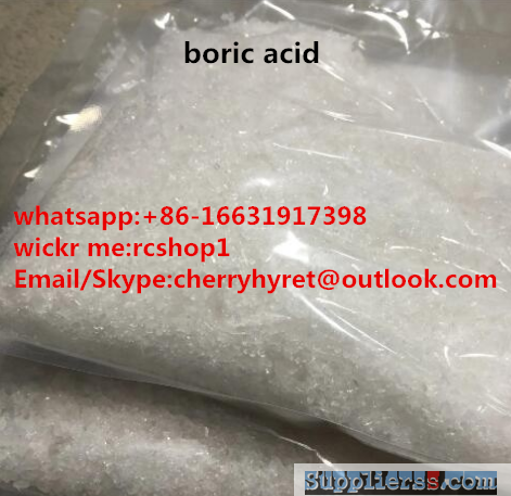 factory supply Boric acid flakes cas:11113-50-1 in stock (whatsapp:+86-16631917398)