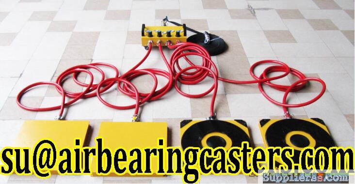 Air caster rigging equipment applied on moving heavy loads