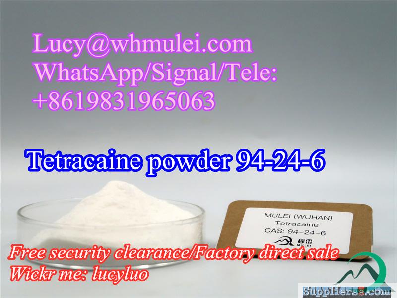 Tetracaine Powder CAS 94-24-6 Local Anesthetic Chemical Raw Material Tetracaine Safe Pass 