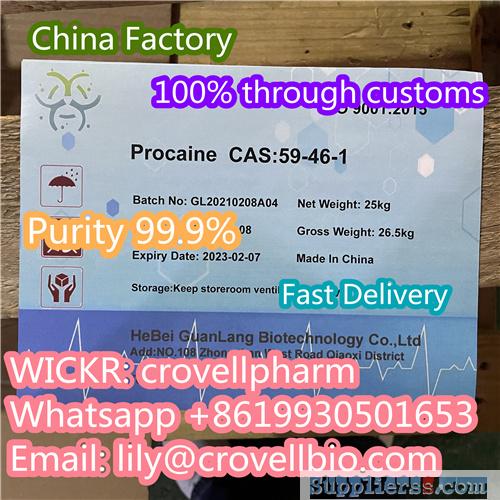china factory procaine base cas 59-46-1 procaine factory | manufacture with lowest price (