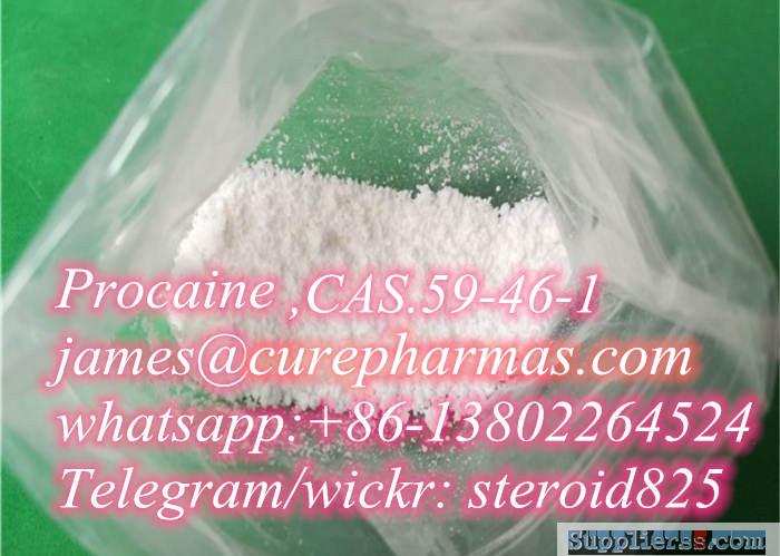 Procaine CAS 59-46-1 Local Anesthetic Procaine Hydrochloride Pain Reliever CAS 51-05-8