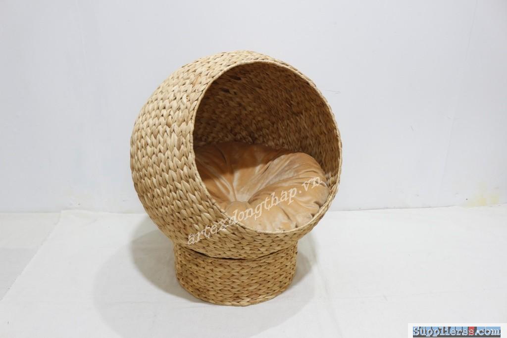 Best selling water hyacinth pet basket - SD8496P-1NA