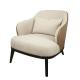 Solid Wood Armchair Upholstery With Microfiber Leather2