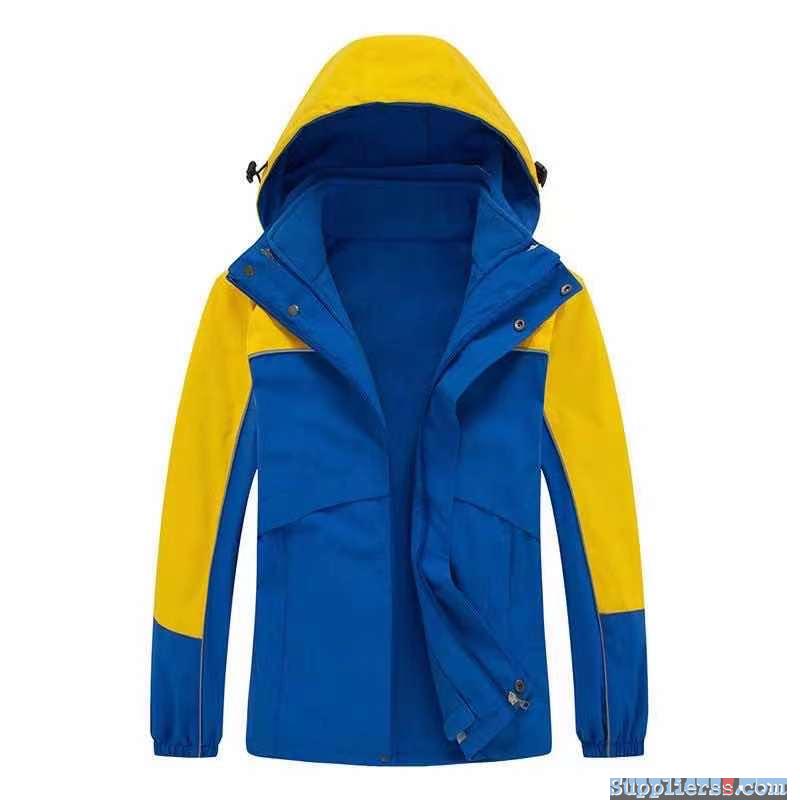 DX-J2030 Children's color matching three-in-one jacket Fabric: 150D high-elastic pongee