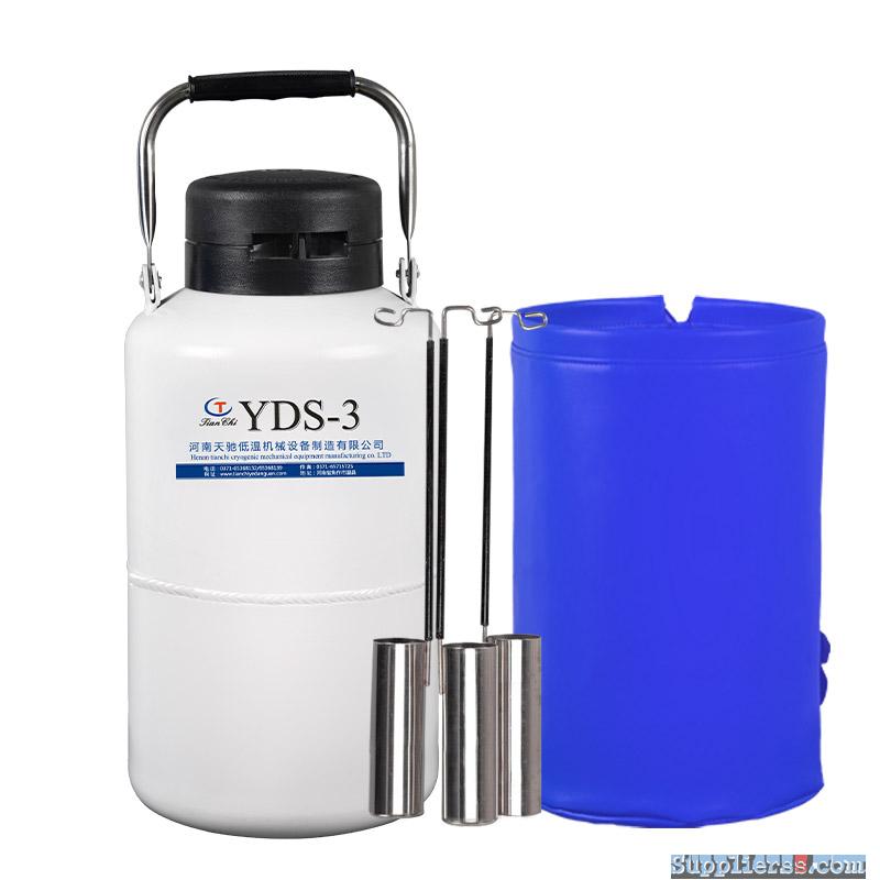 YDS 1L 2L Laboratory biological liquid nitrogen containers horse semen storage tanks