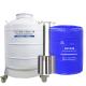 Vacuum flask liquid nitrogen dewar tanks with 6 canisters for artificial insemination