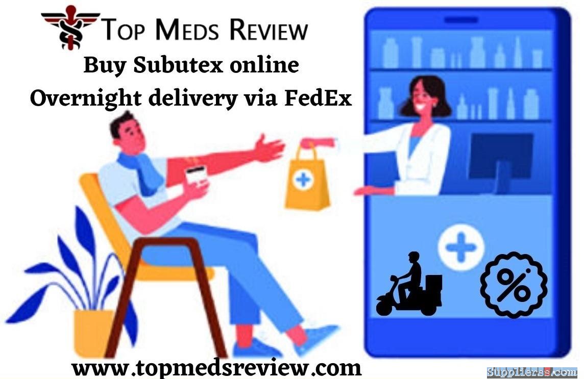 Buy Subutex without prescription online | Get discounts