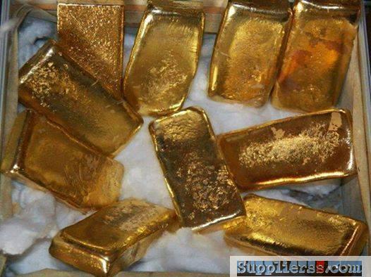 sale of raw gold powder and gold bar.