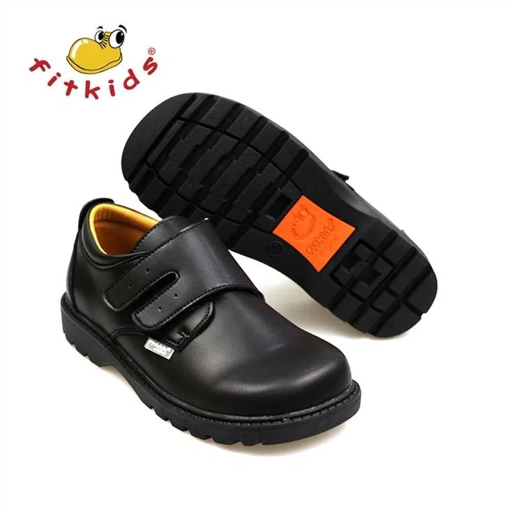 Black Leather School Shoes95