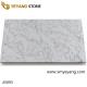 White Artificial Calacatta Quartz Stone Slab with Grey Veins A5093