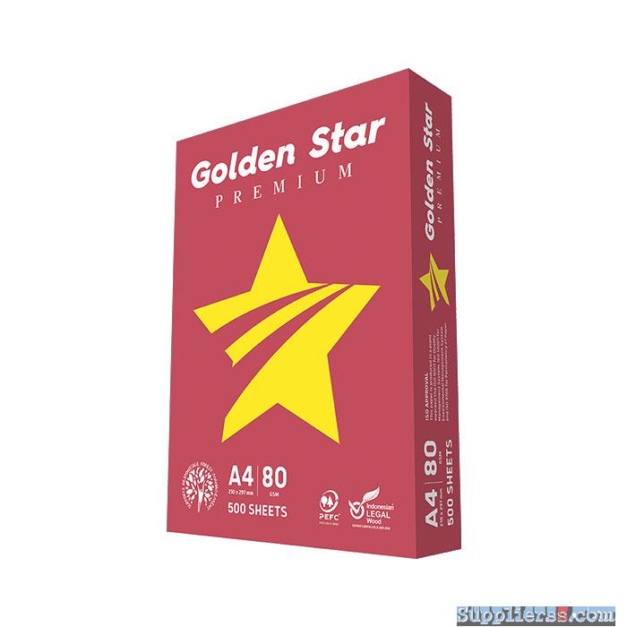 Golden Star A4 80 gsm super white copy paper
