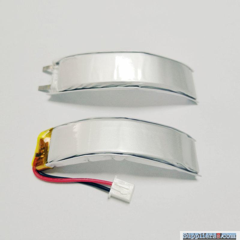 Curved Flexible Round Thin Li-polymer Battery in any Size and Shape Designed for Wearable 